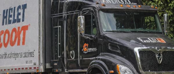 Commercial truck graphics and branding