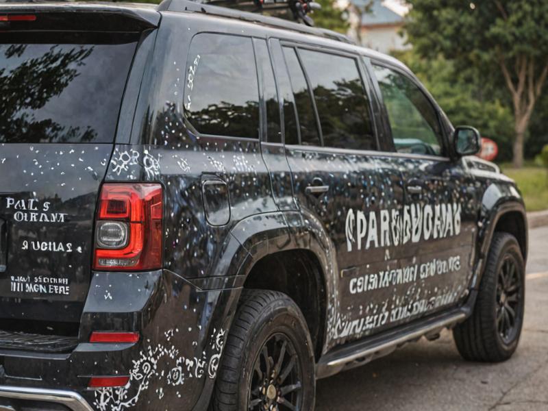 Custom vehicle graphics and decals installation