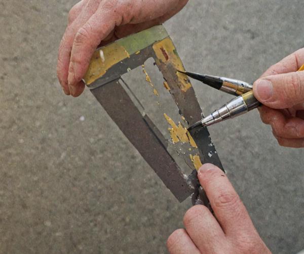 Paint chip and scratch repair process