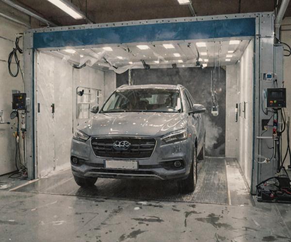 Professional paint booth application