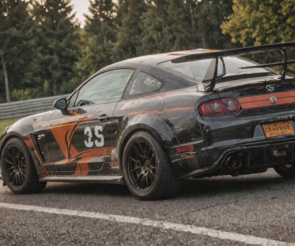 Racing stripes and custom graphics design